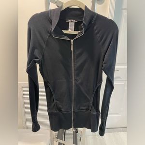 Athleisure Front Zip Hard Tail Jacket